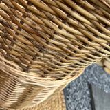 Old wicker pan