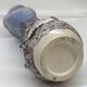 Vase fat lava blue gray Vallauris
