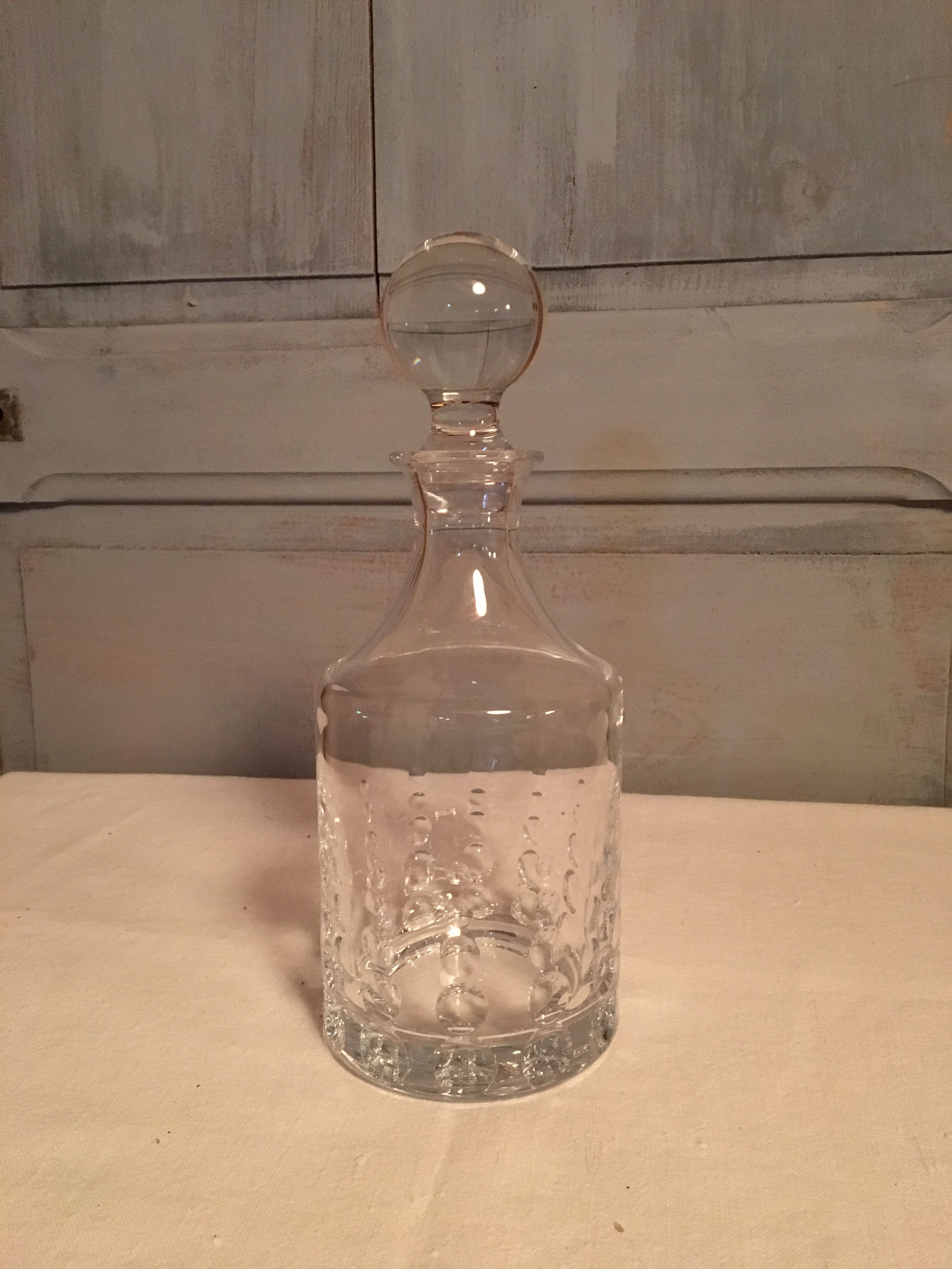 Crystal whisky carafe