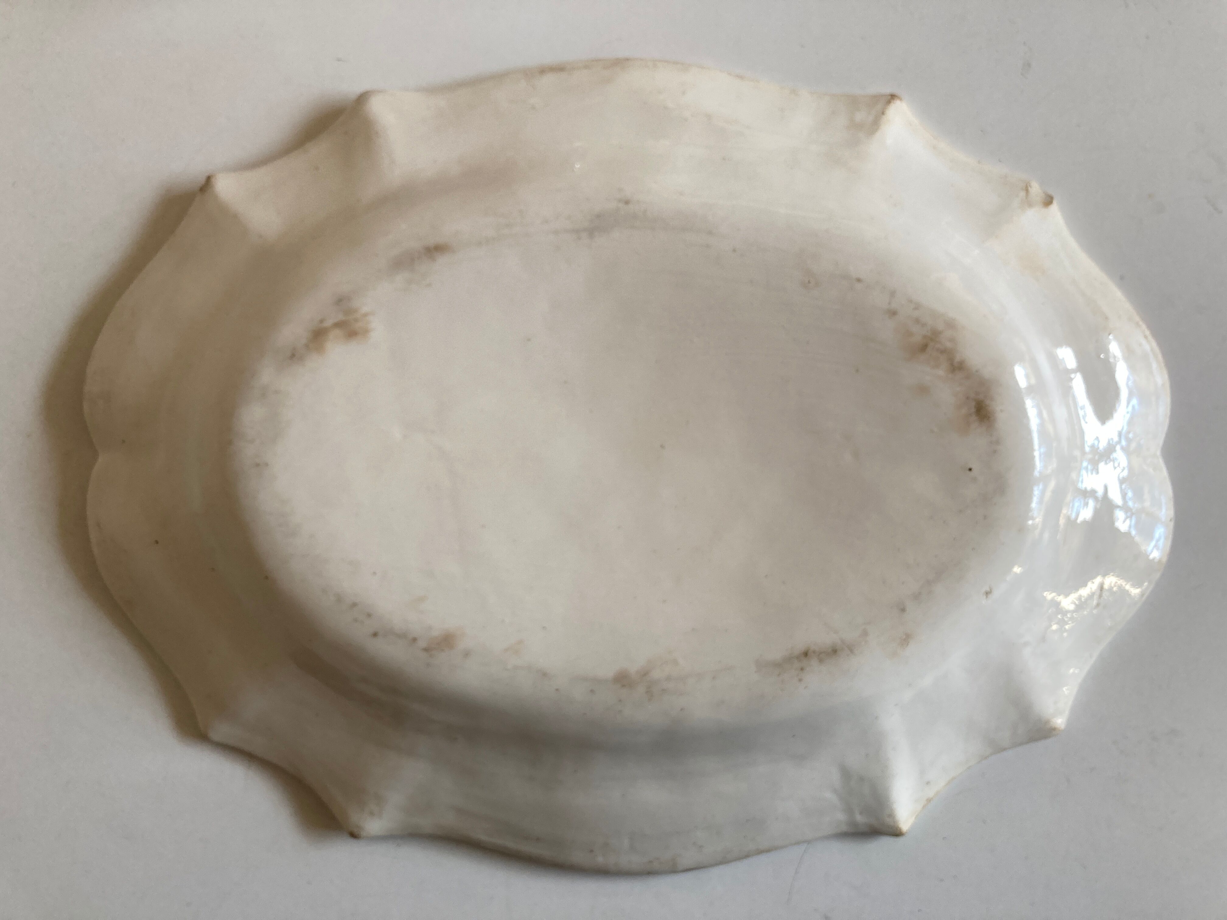 Plate in godenware 19th