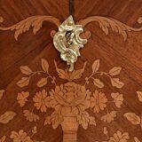 Secretary in precious wood marquetry, Transition style, Napoleon III period – Mid-19th century