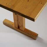 Table, bench and stools Les Arcs by Charlotte Perriand, France, 1960