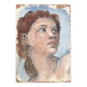 Painting, portrait of a woman in profile.