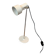 White aluminium designer table lamp made in Germany vintage