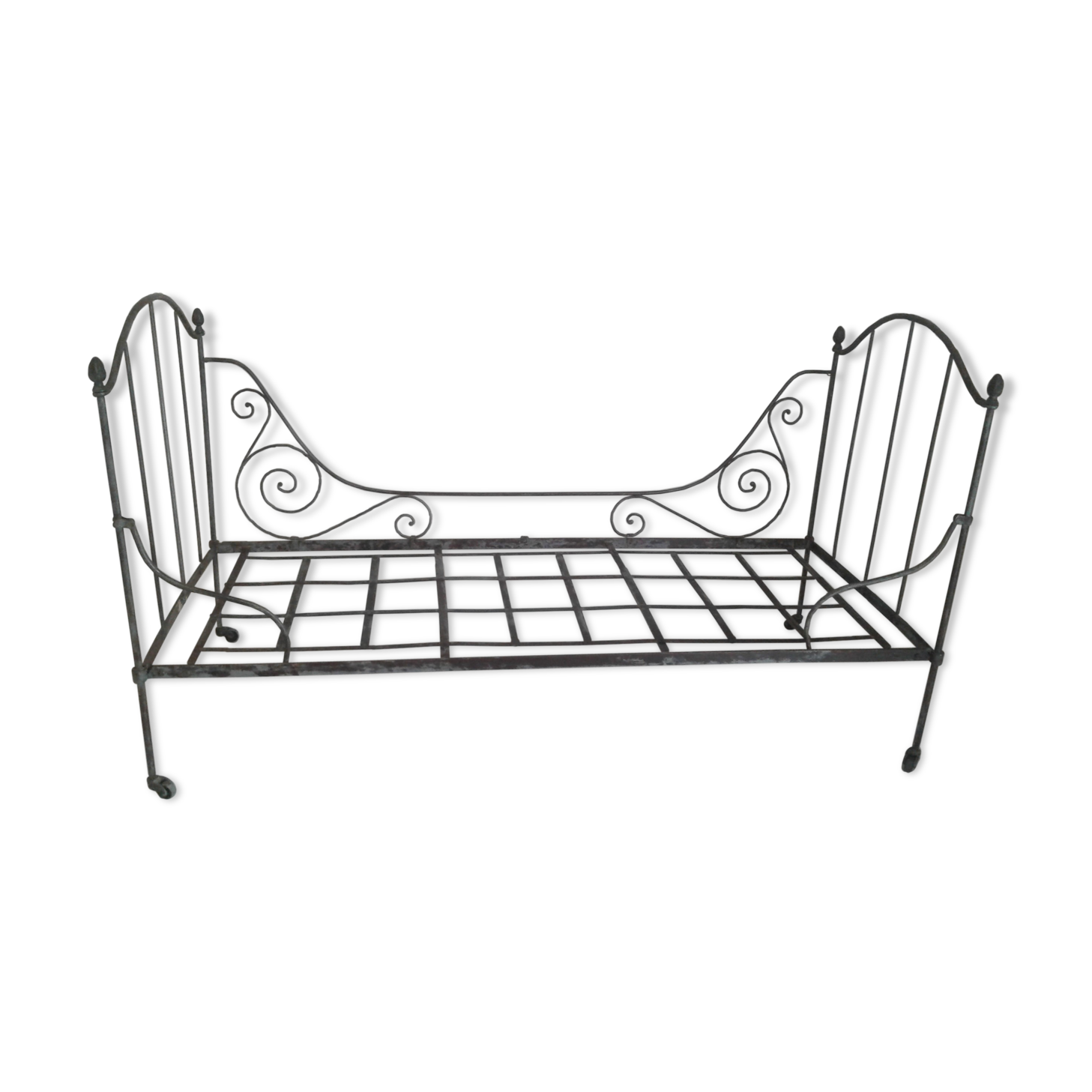Louis XVI wrought iron bed