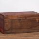 Antique red chest with floral patterns (c.1900) #9
