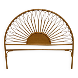 Rattan headboard, France 1960s