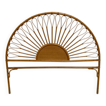 Rattan headboard, France 1960s
