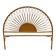 Rattan headboard, France 1960s