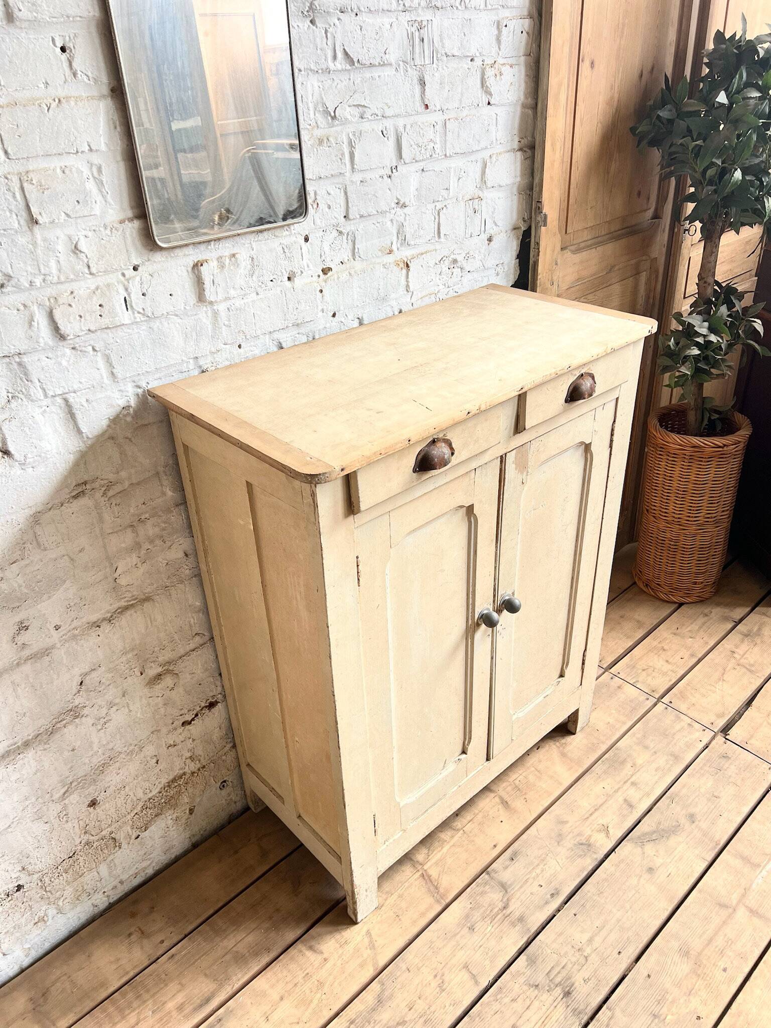 Old Parisian buffet with original patina.
