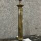 Lamp foot in gilded brass and black marble Louis XVI era around 1900