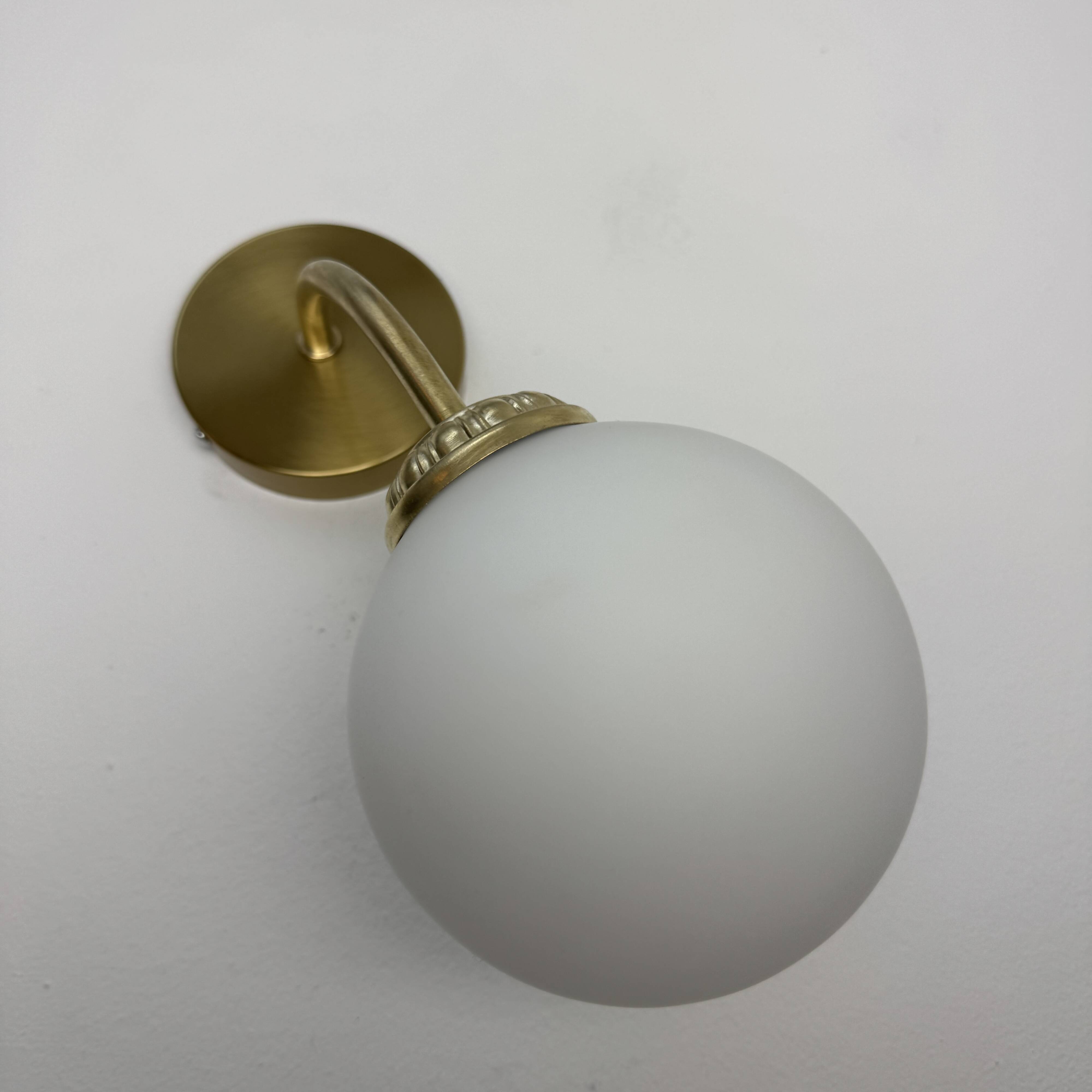 Vintage opaline wall light