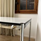 USM Haller desk in pearl grey laminate