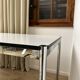 Bureau USM Haller en en stratifié gris perle