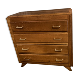 Commode pieds compas années 50.
