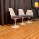 Set of three Tulip chairs, Rudi Bonzanini, Italy, 1970s