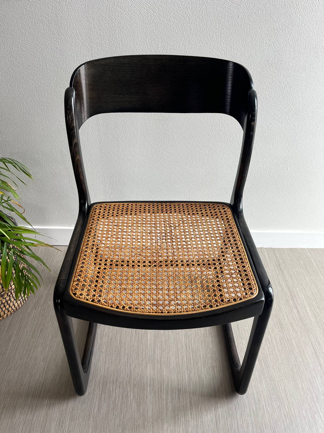 Chaise traîneau Baumann vintage