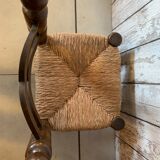 Vintage wooden chair turned, 1950s