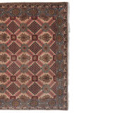 Vintage Turkish rug from Oushak, hand-woven 131x202 cm