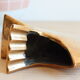 1960s solid brass ashtray in the shape of a stylized fish