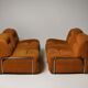 Set of 2 joined elements by Doimo Salotti, Italy 1970s (2 sets available)