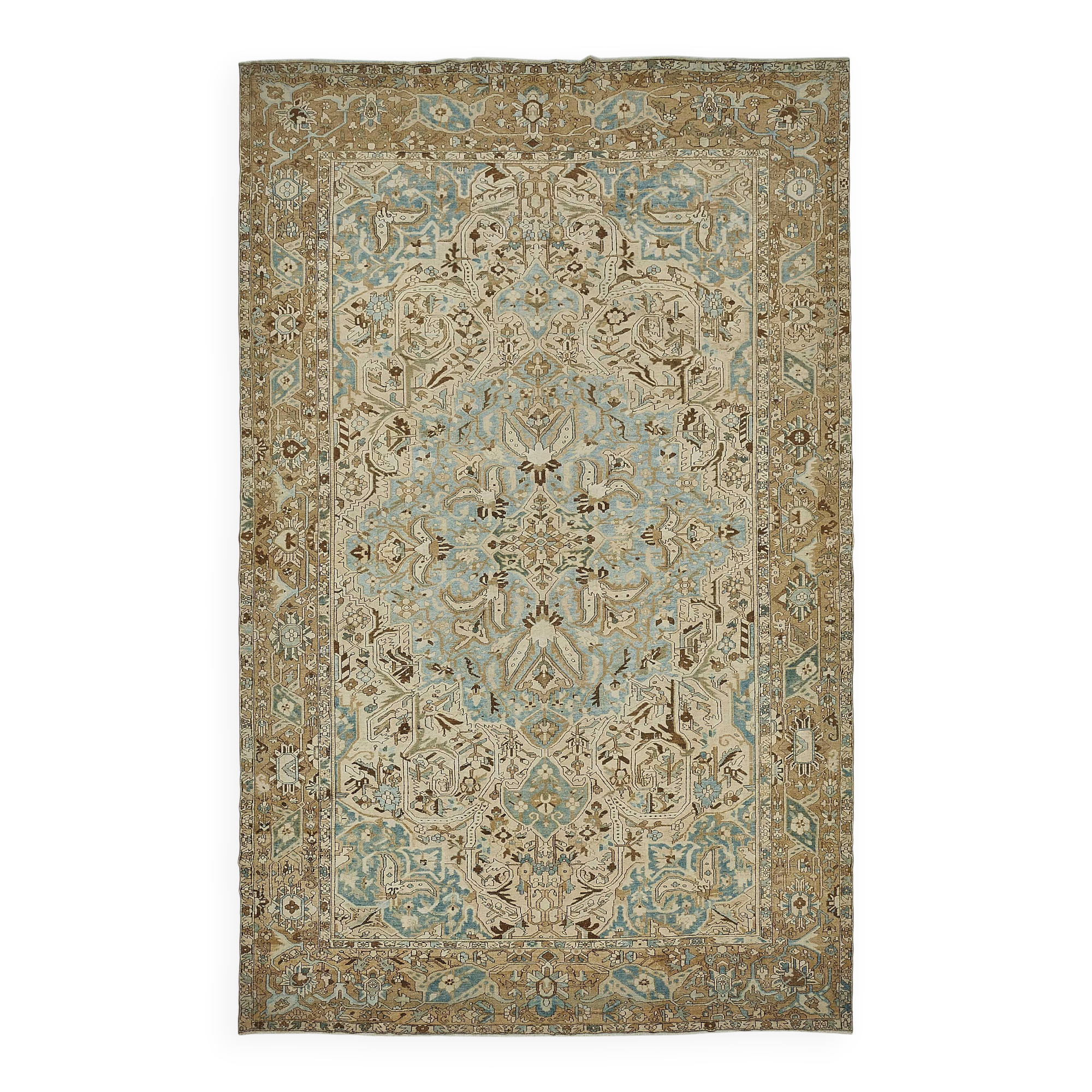 Tapis vintage unique fait à la main 305 cm x 487 cm