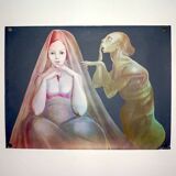 Leonor Fini * 'The voice of evil' * 'La voix du mal' * 1976 * signed