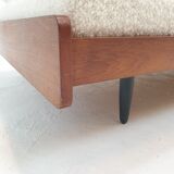 Teak Daybed with Cushions and Bolster, 1960s