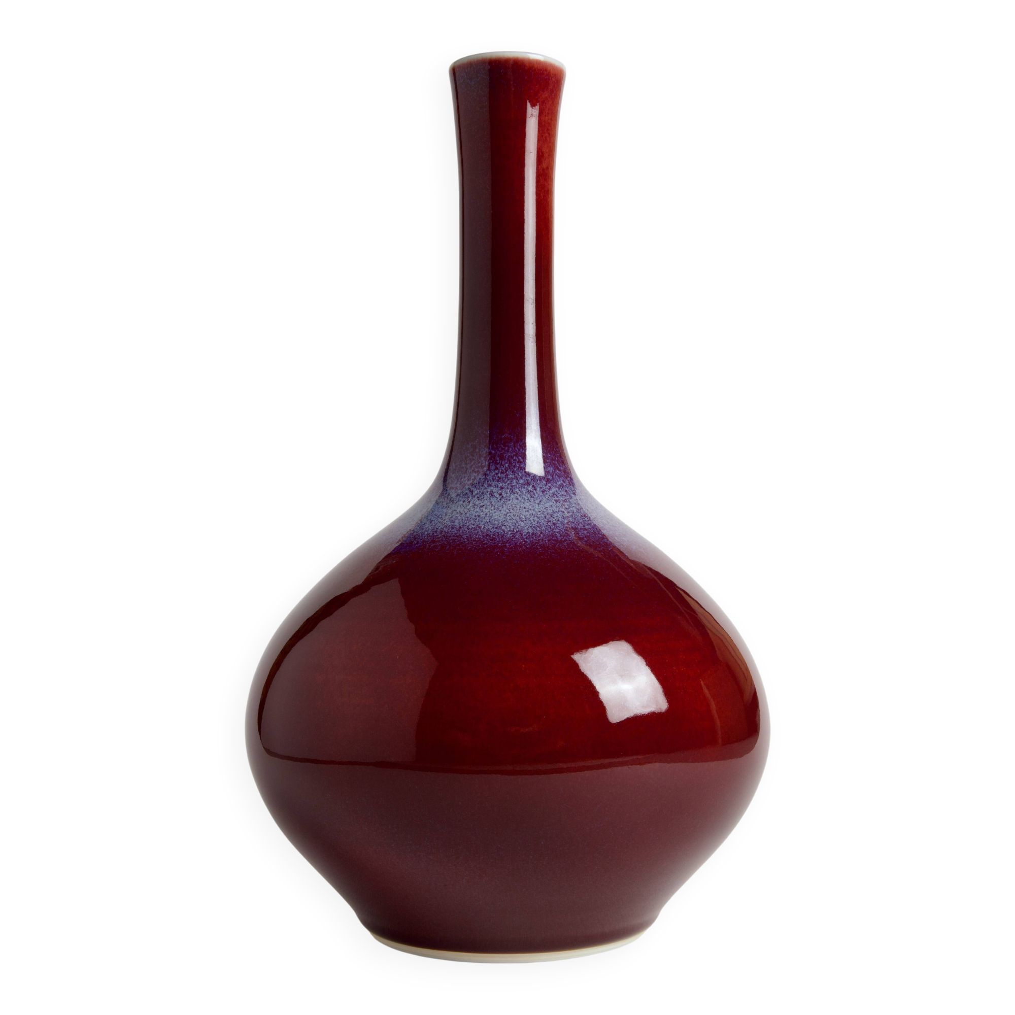 Vase en porcelaine de Soejima Shiro 副島四郎