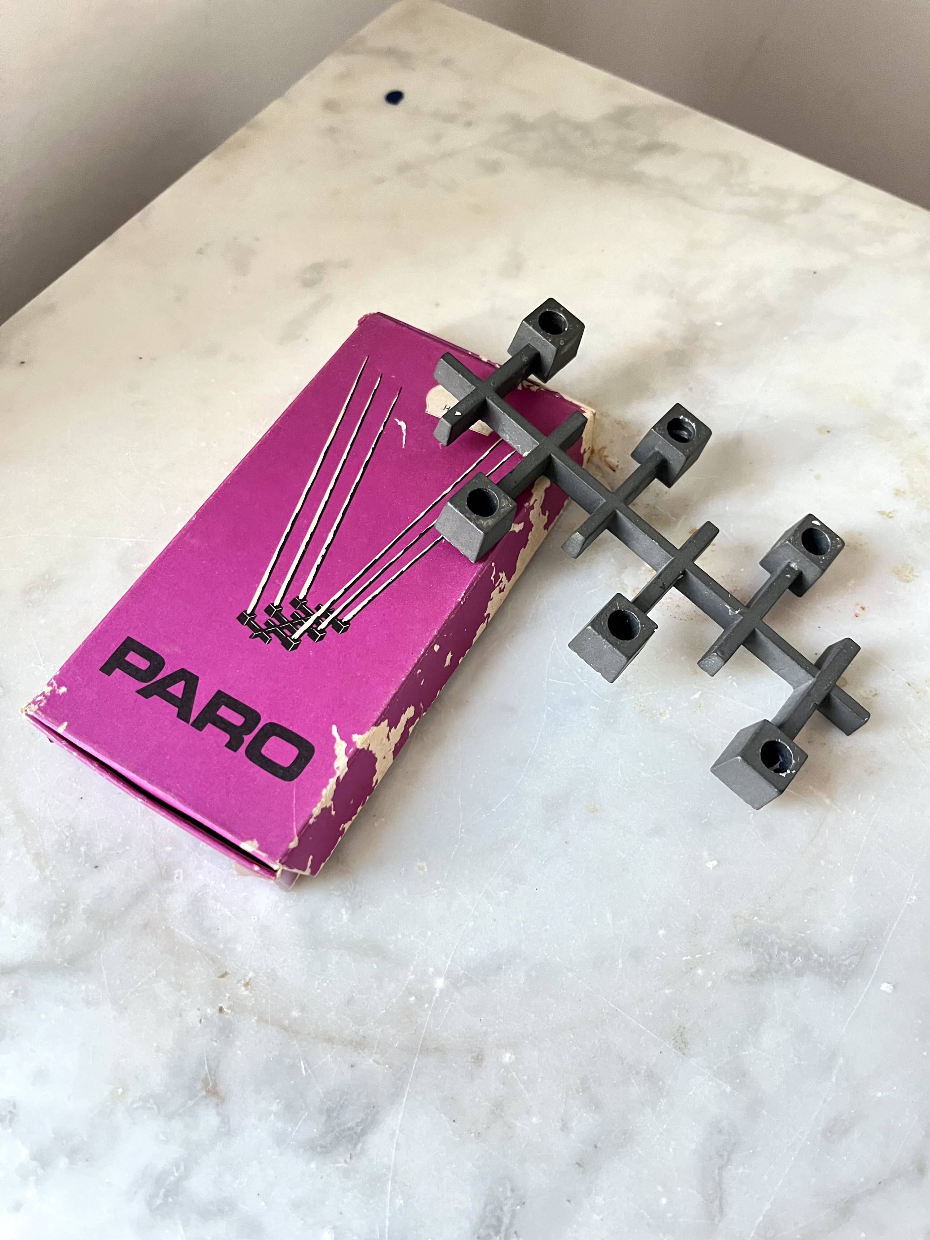 Vintage PARO Modular Candleholder by Jens Quistgaard – Danish Brutalist
