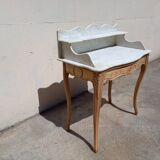 Toilet table, marble top