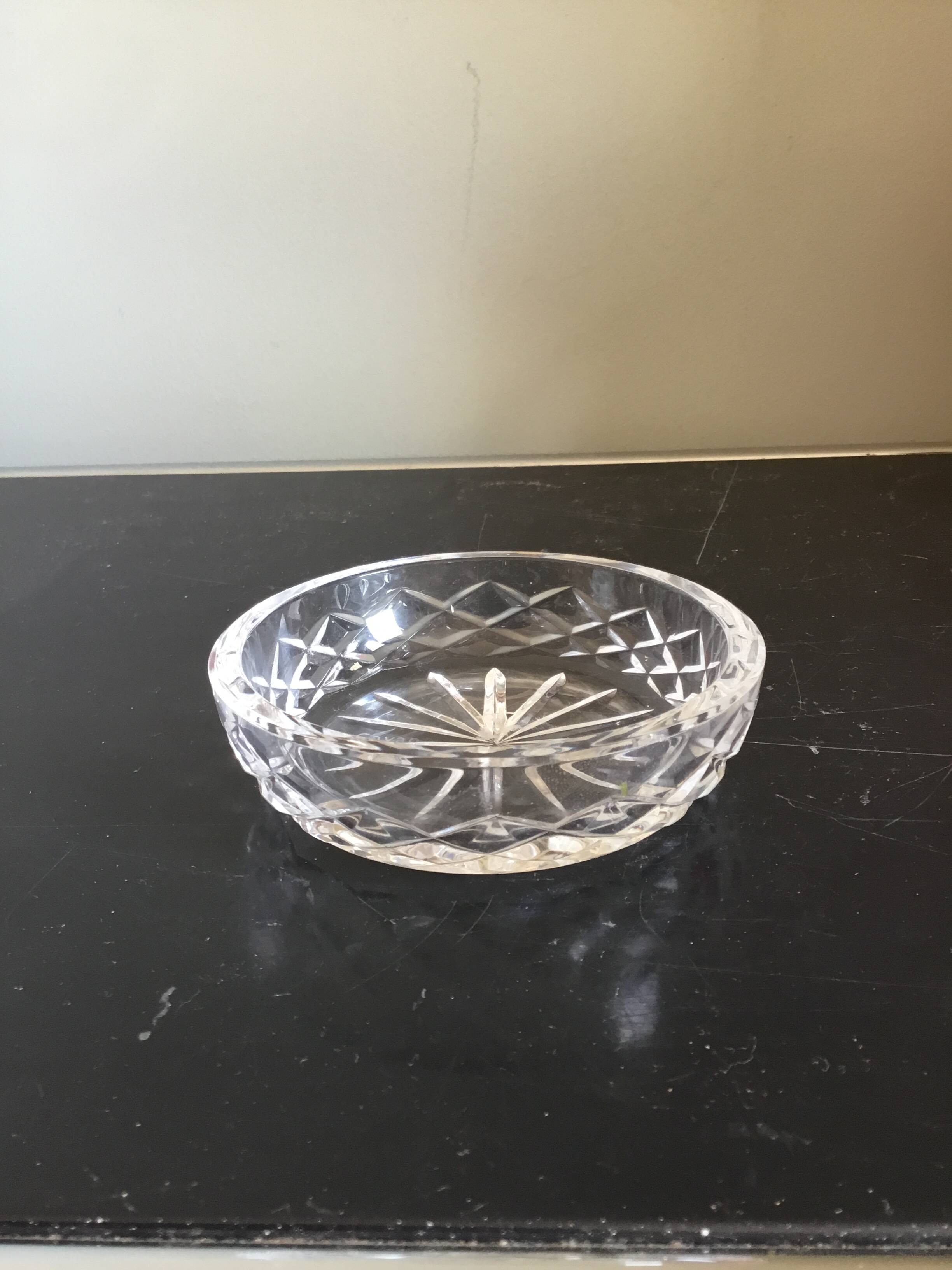 Crystal ashtray