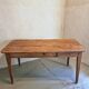 Antique French cherry wood dining table, early 20th century