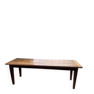 1900 parquet farmhouse table measuring 220cm