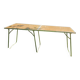 Table de camping pliante en formica