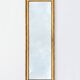 Large gold mirror 150 cm long classic style beaded frame