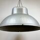 Large Oval Industrial Polish Factory Pendant Lamp from Predom Mesko, 1960s