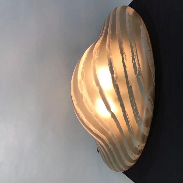 Peill & Putzler glass wall or ceiling light 1965