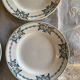 Lot de 4 assiettes plates Saint Amand