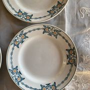 Lot de 4 assiettes plates Saint Amand