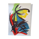 Original lithograph by Jean Miotte, abstract composition, in colors, signed by the artist