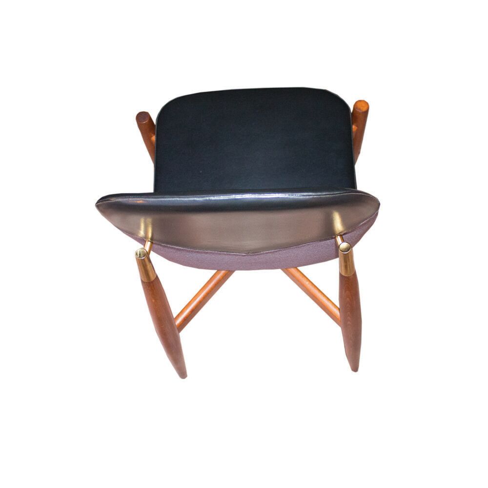 Rare dining chairs by Miroslav Navratil, made in former Czechoslovakia, 1960s, set of 4