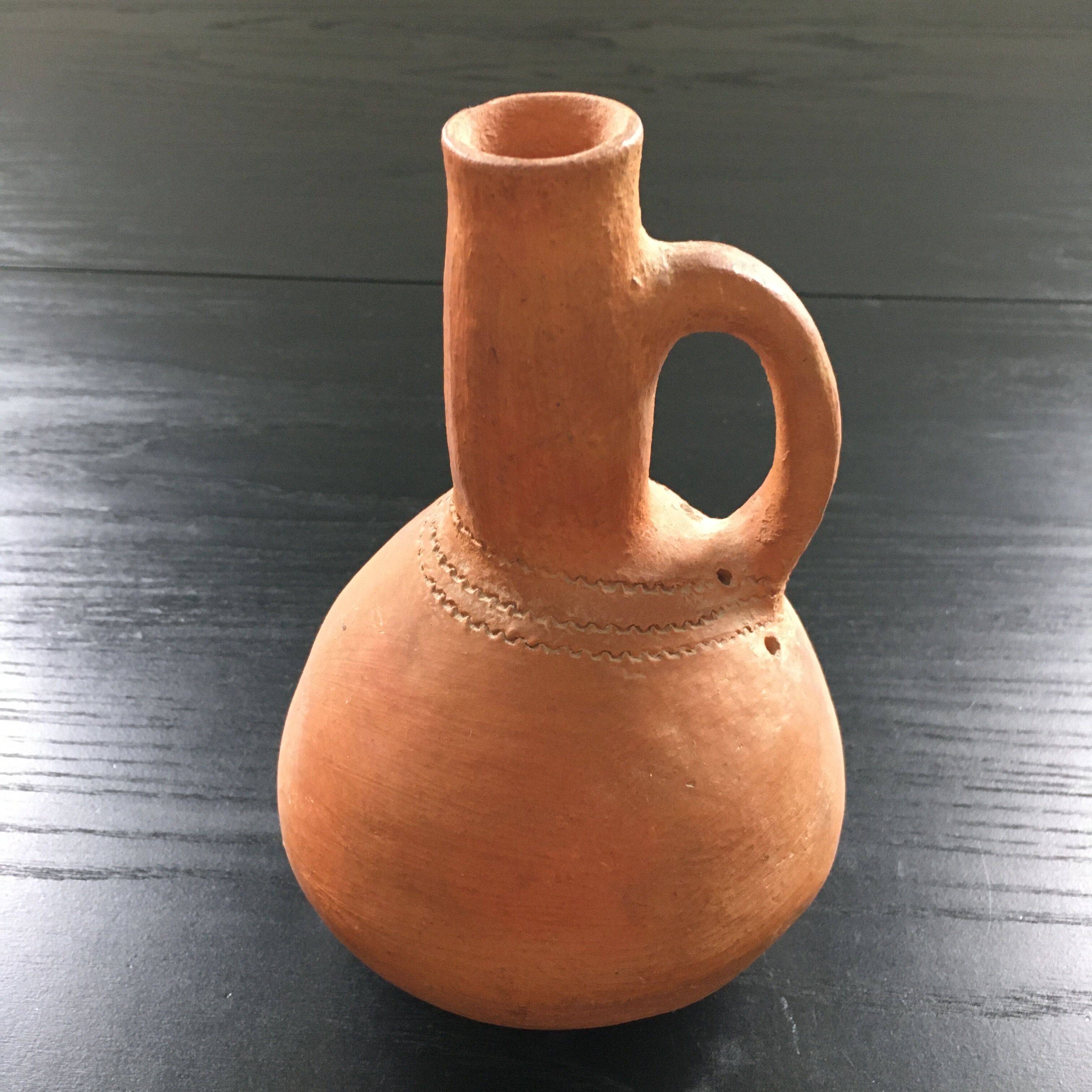 Terracotta soliflore vase