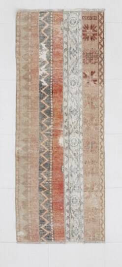 2x5 Soft Pastel Vintage Runner Rug, 61x168Cm