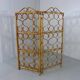 Ratan roomdivider folding screen Italy 1960’s