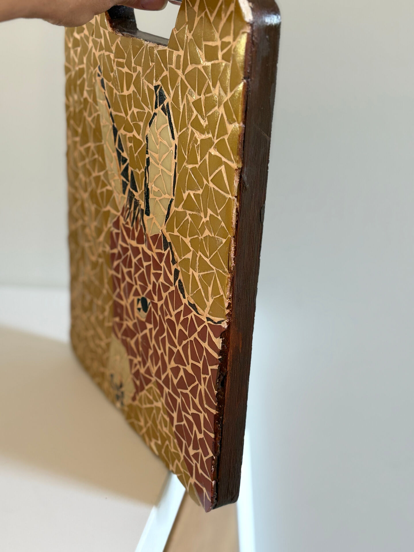 Vintage decorative mosaic chopping board