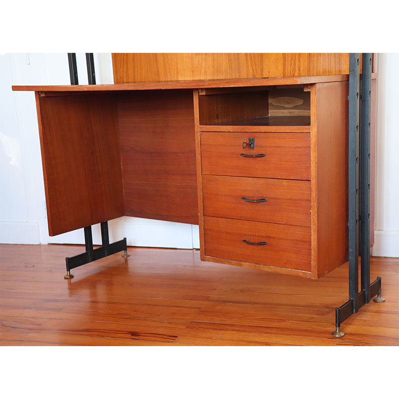 Modular library office vintage Italian 1960
