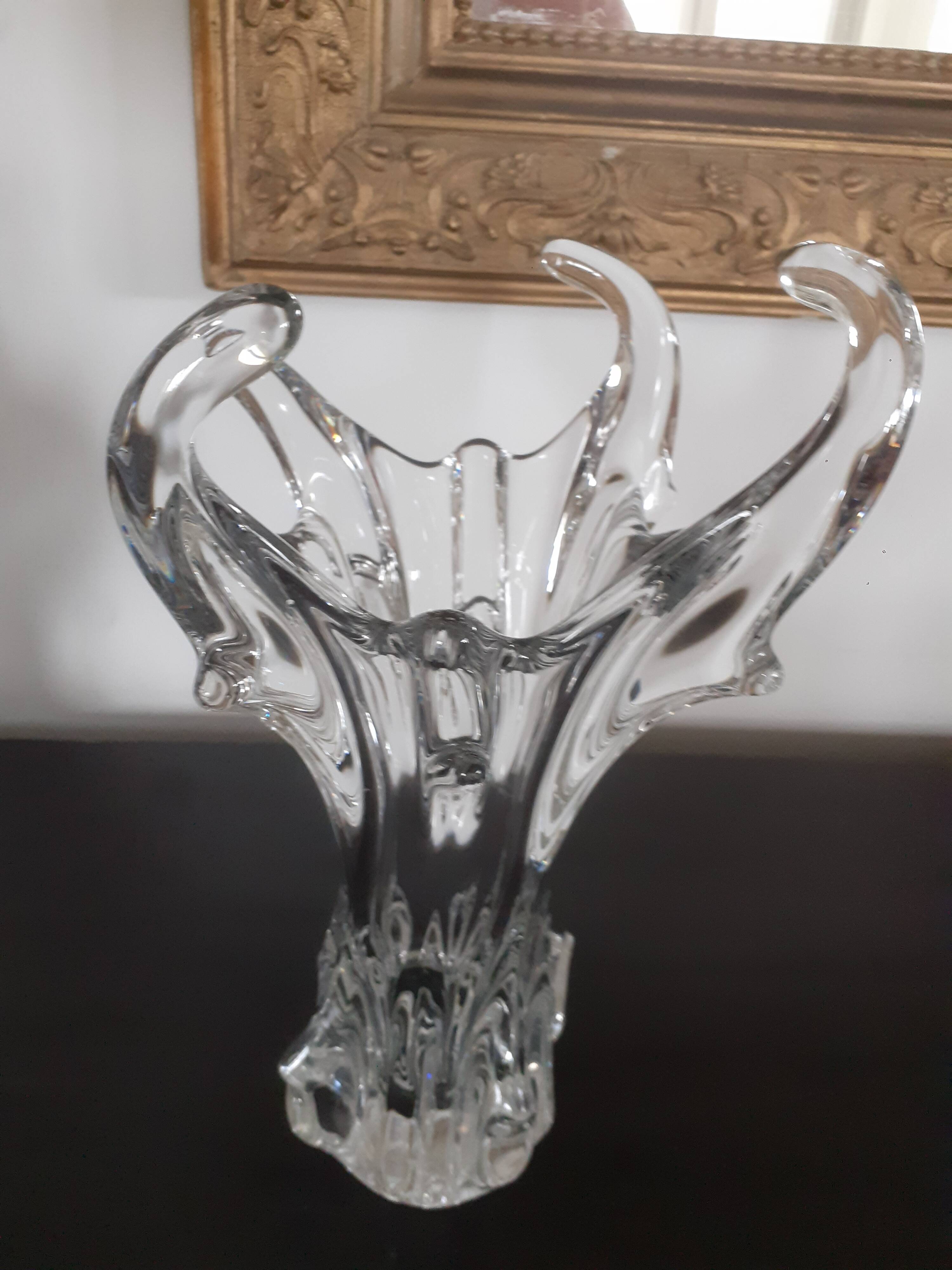 Vintage crystal vase