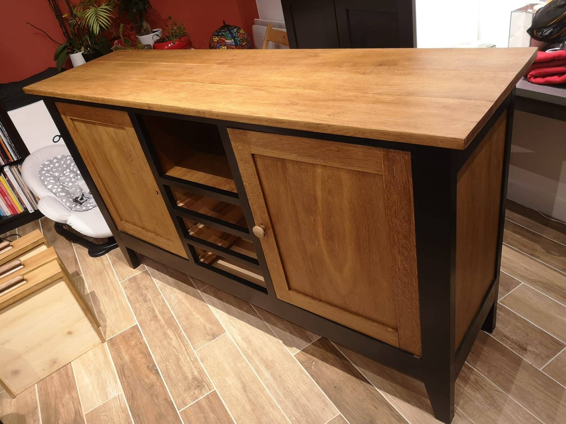 1950s buffet in the style of René Gabriel