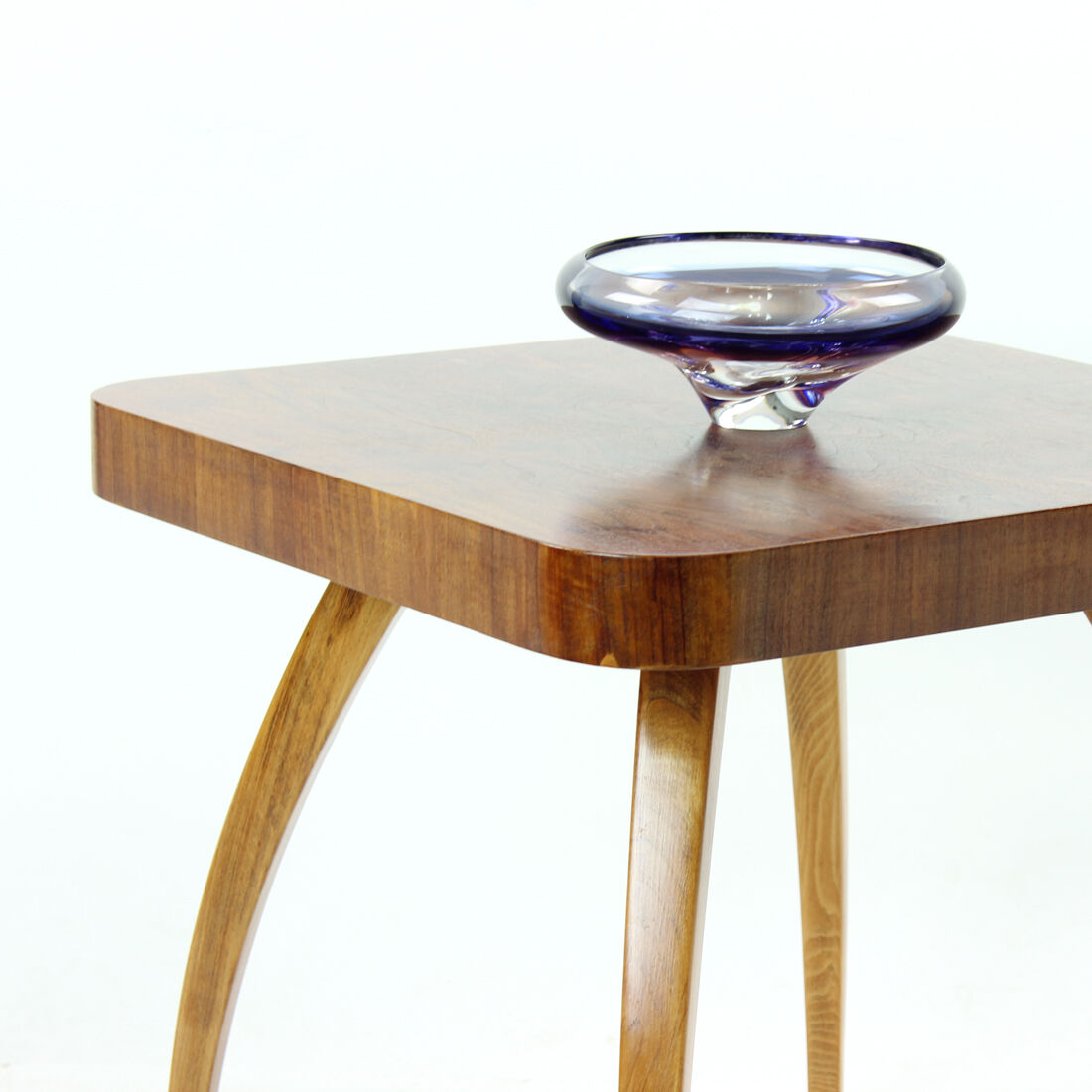 Spider Coffee Table By Jindrich Halabala In Oak & Walnut, Czechoslovakia, 1930